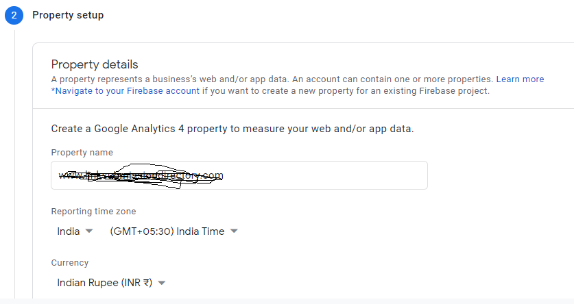 Google-analytics-property-setup