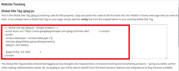 Google-analytics-tracking-code-setup